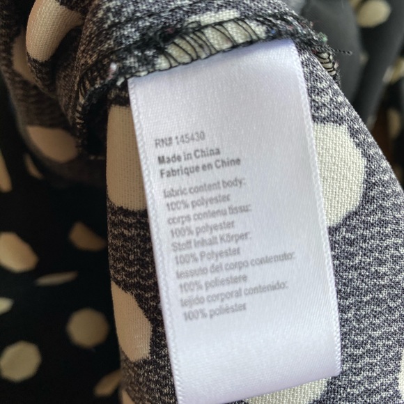 Lili Rose Black & White Dress - Picture 7 of 7